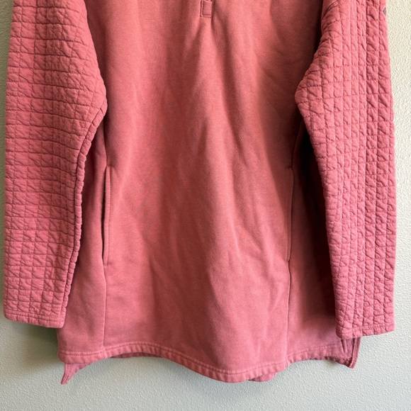 Columbia women’s quilted Castle Hill Tunic mock neck 1/4 zip pink XL - Picture 3 of 7